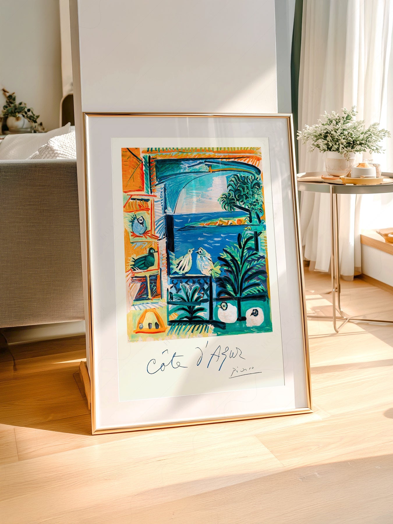 Pablo Picasso Côte d'Azur Art Print – French Riviera Wall Poster