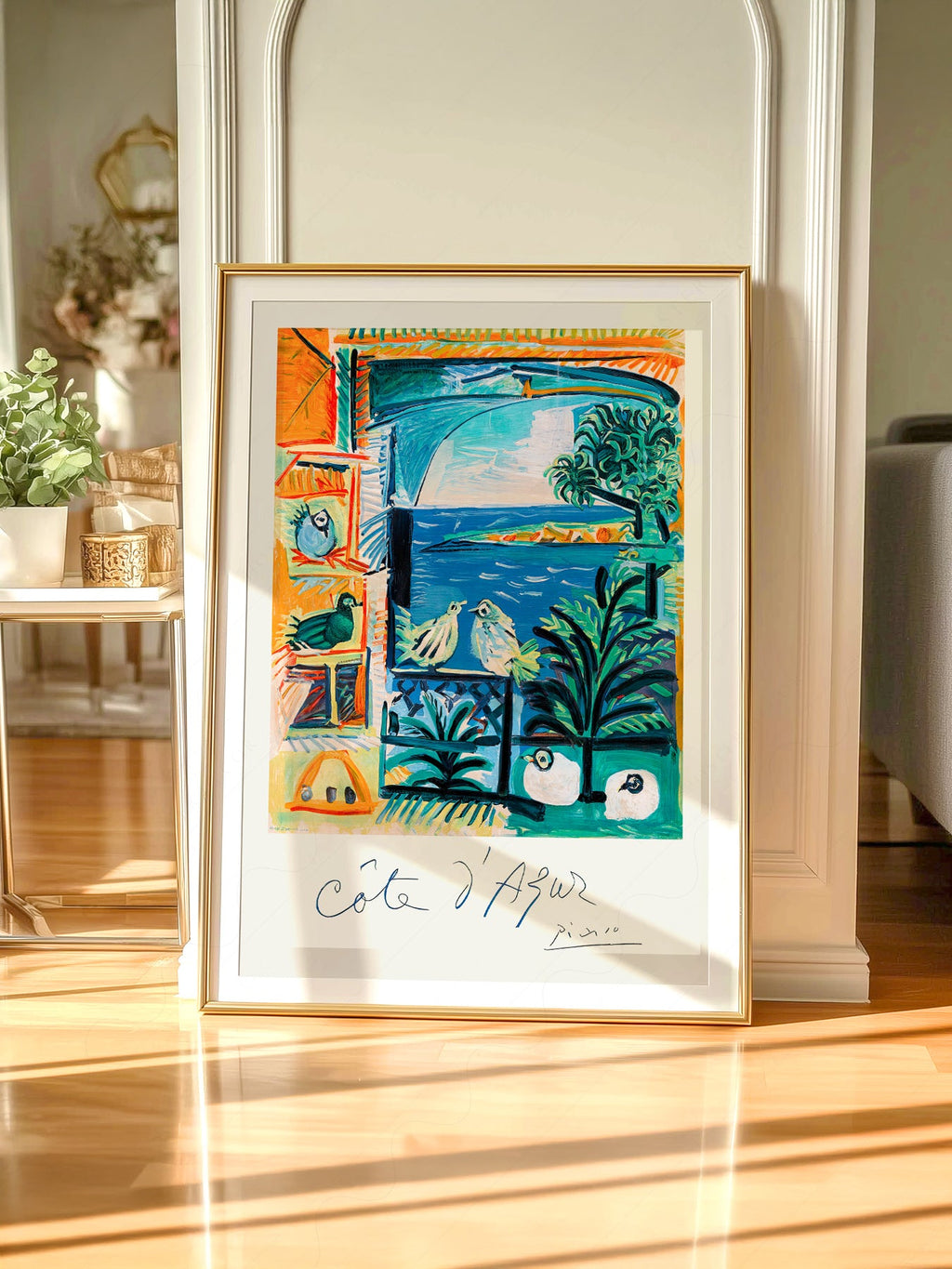 Pablo Picasso Côte d'Azur Art Print – French Riviera Wall Poster