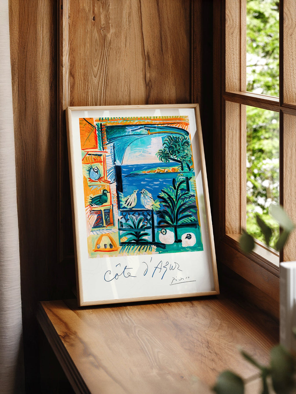 Pablo Picasso Côte d'Azur Art Print – French Riviera Wall Poster