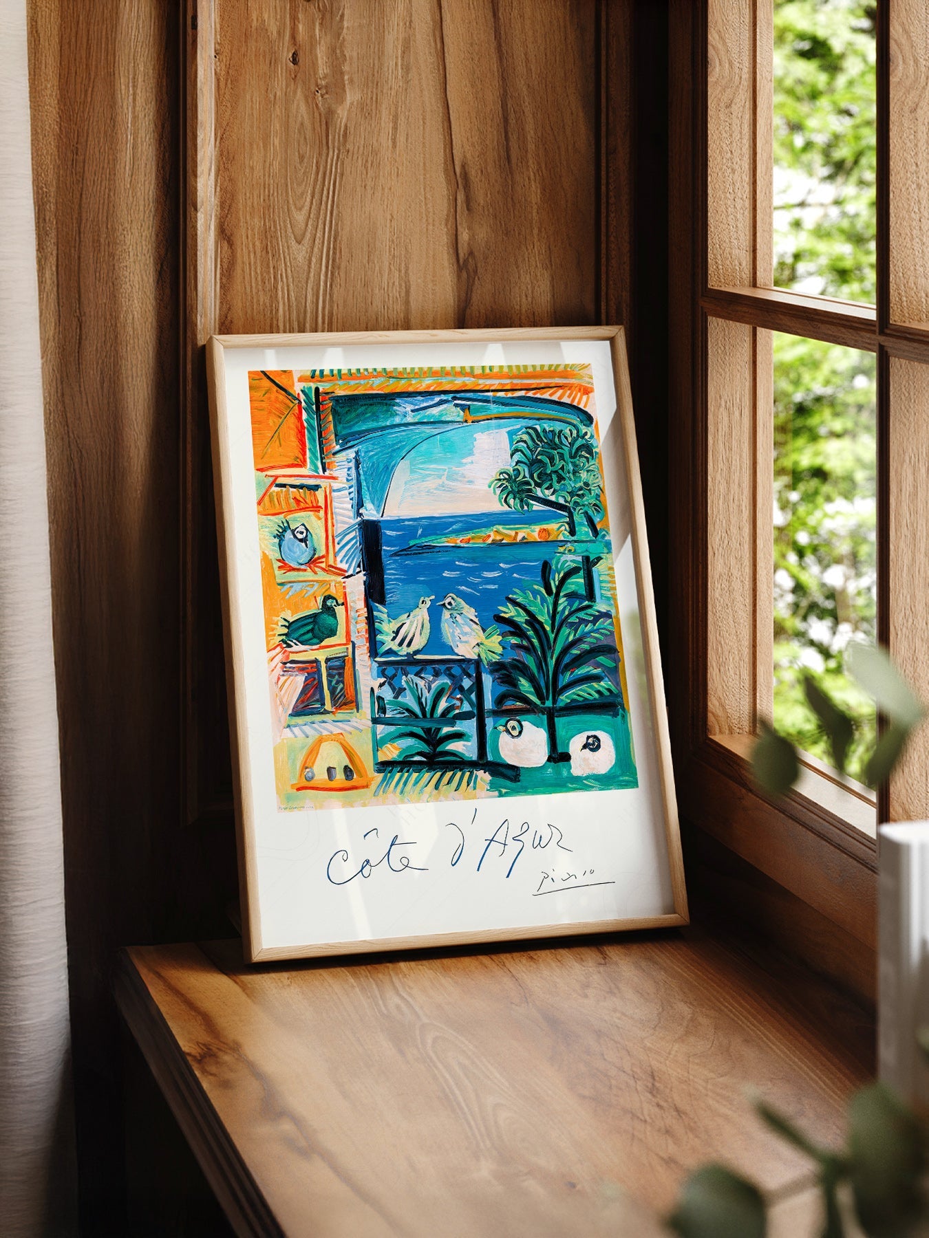 Pablo Picasso Côte d'Azur Art Print – French Riviera Wall Poster