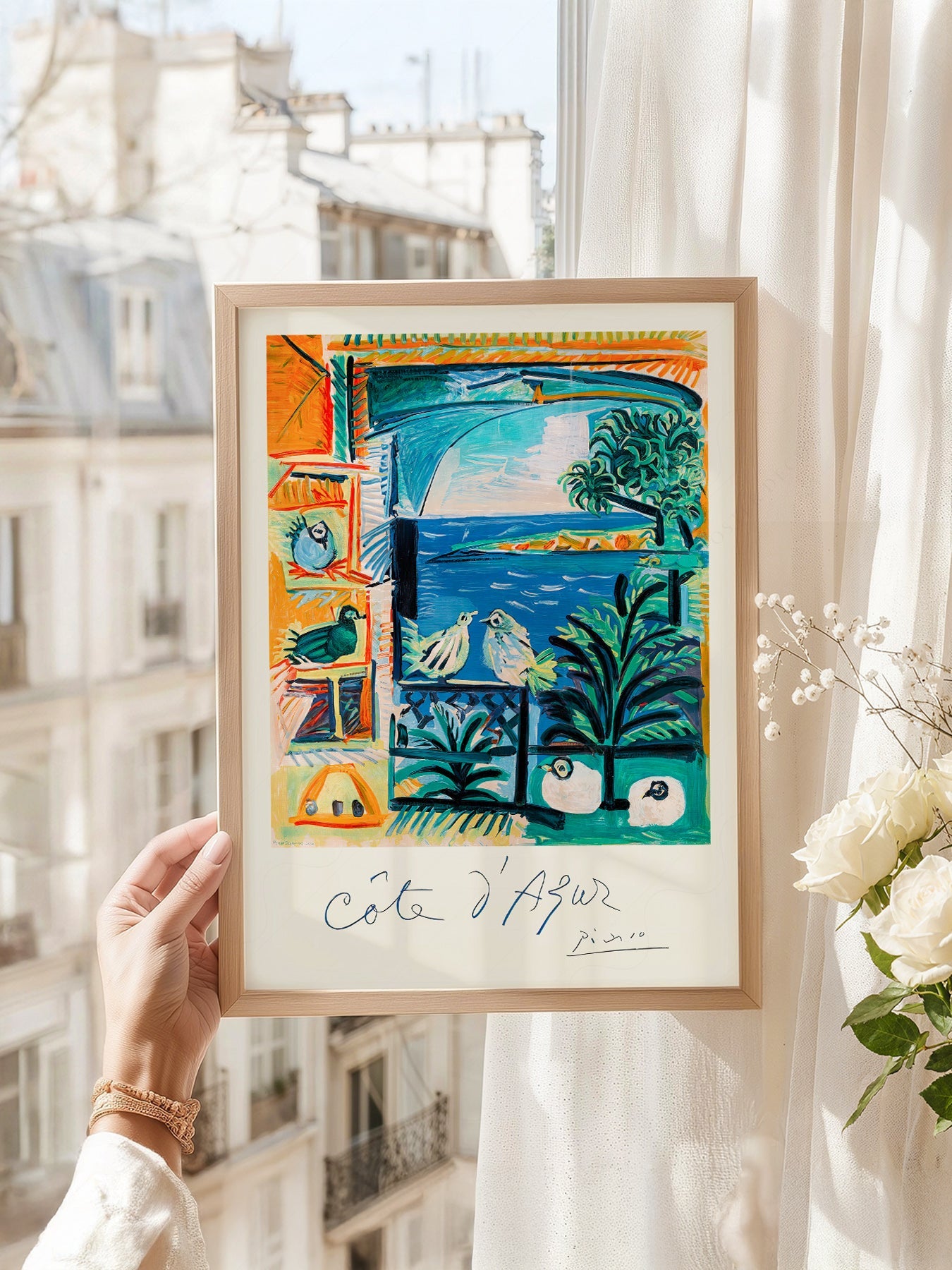 Pablo Picasso Côte d'Azur Art Print – French Riviera Wall Poster