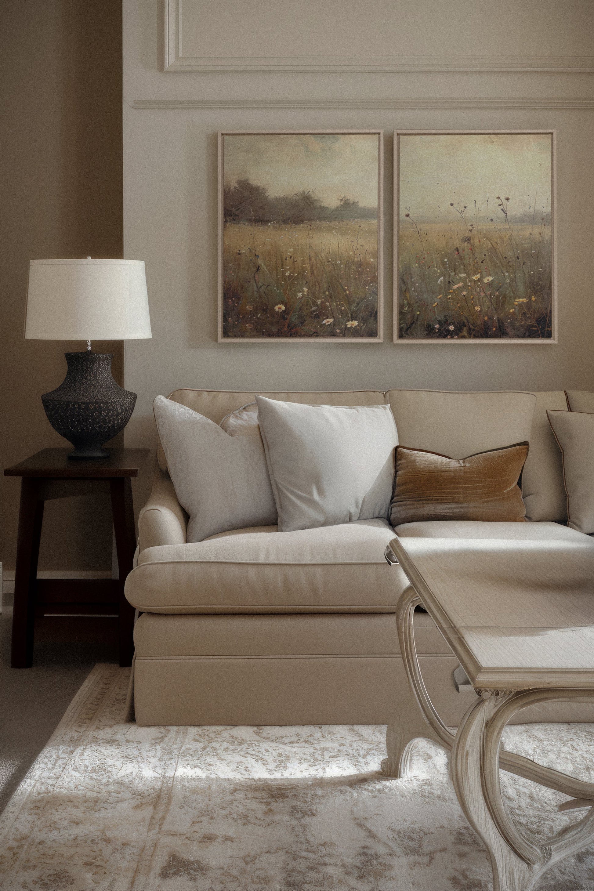 GREENSCAPE COMBINATION (2 Works on Stretched Canvas)