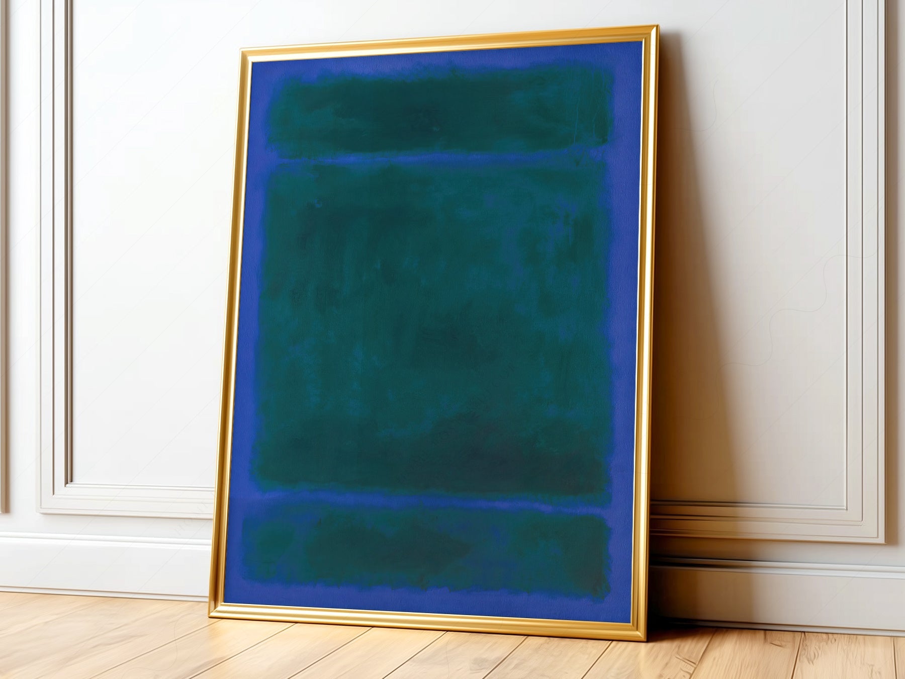 Mark Rothko Blue Green Untitled Art Print – Abstract Expressionist Poster