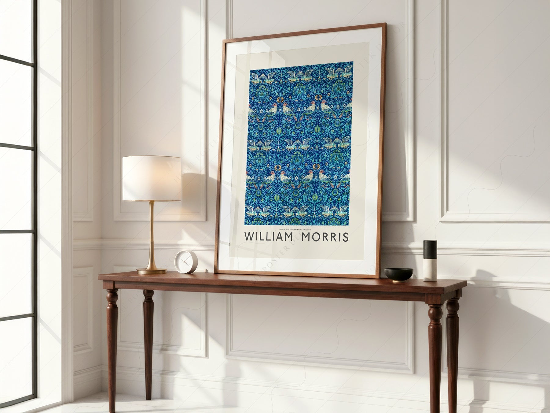 William Morris Bird Pattern Art Print – Arts and Crafts Wall Decor