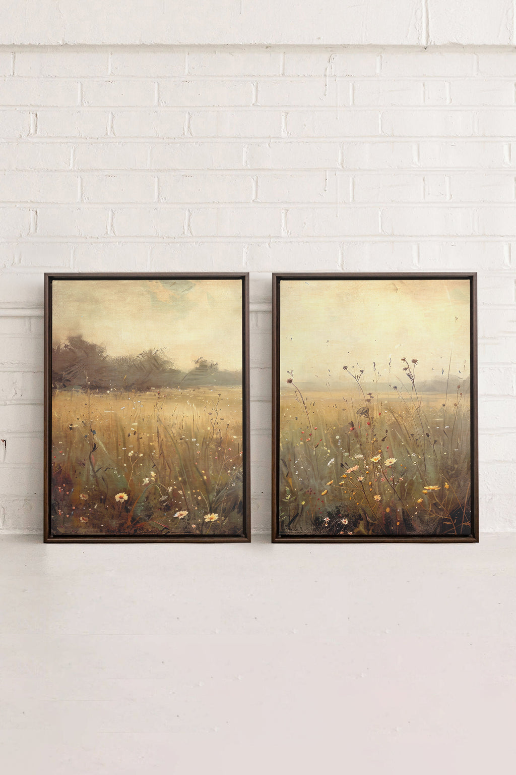 GREENSCAPE COMBINATION (2 Works on Stretched Canvas)