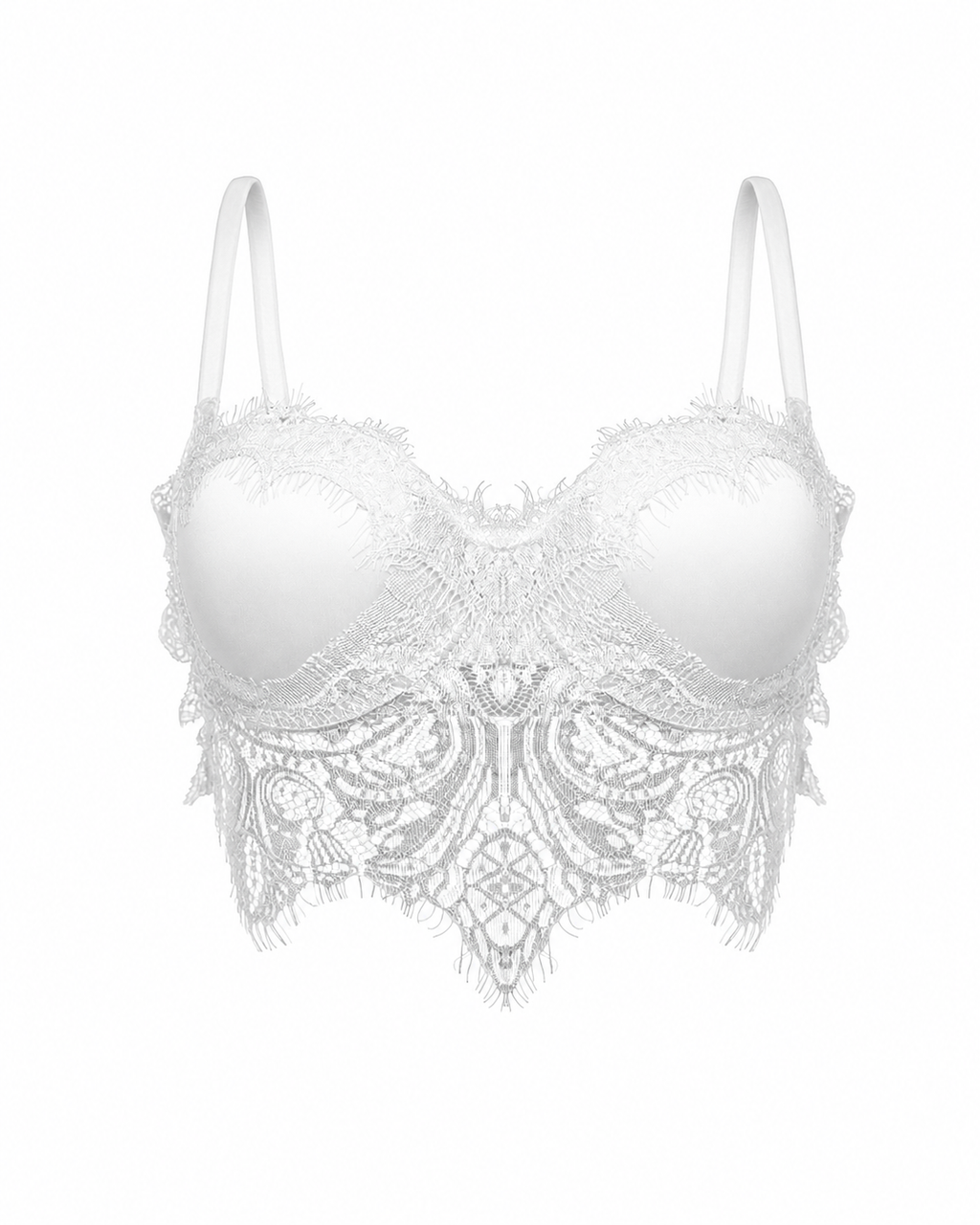 Scallop Lace Push Up Bra, Rigel