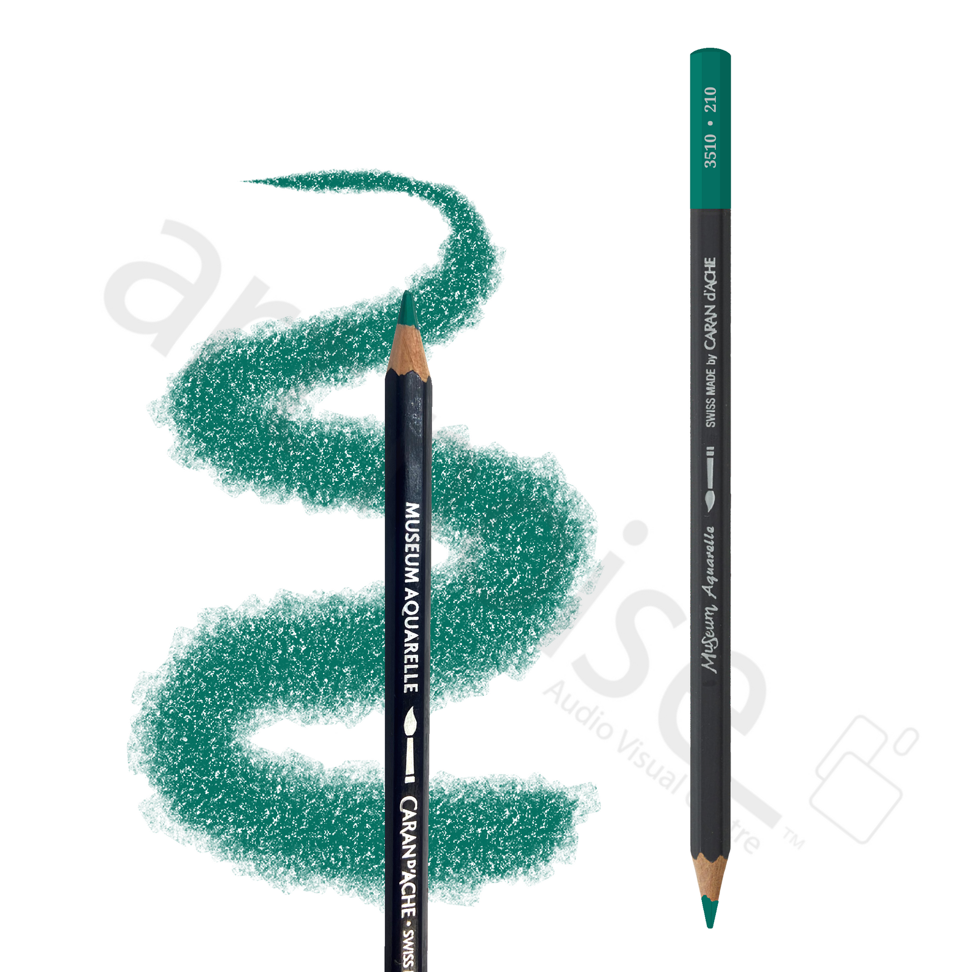 Caran d'Ache - Museum Watercolor Pencil - Blues & Greens