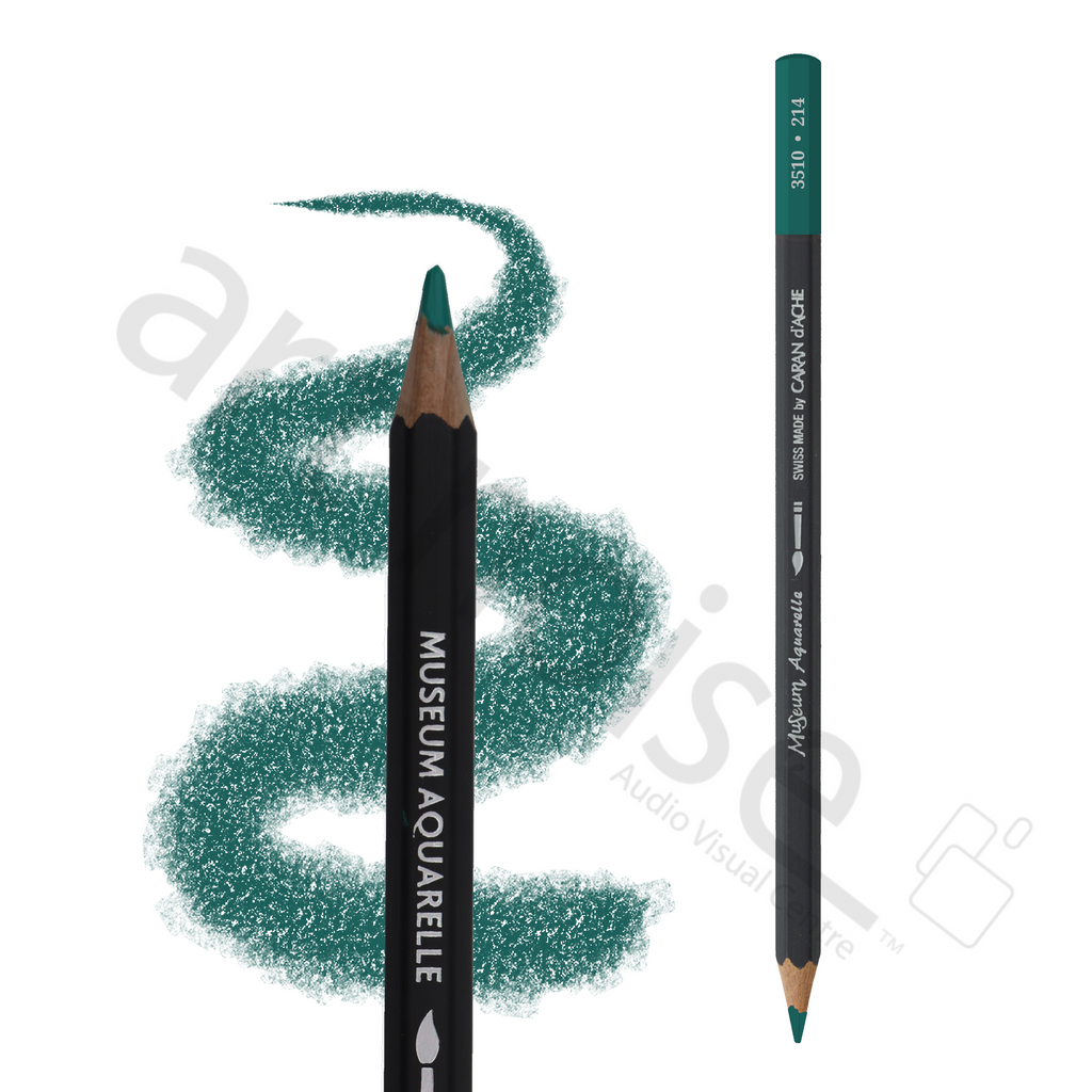 Caran d'Ache - Museum Watercolor Pencil - Blues & Greens