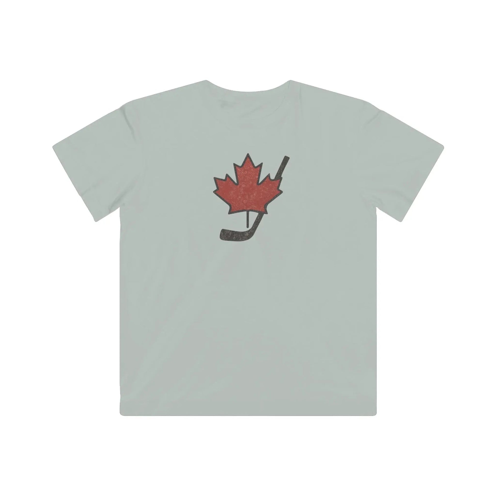 Vintage Canada Maple Leaf T-Shirt Youth Distressed Graphic Tee for Hockey Fans