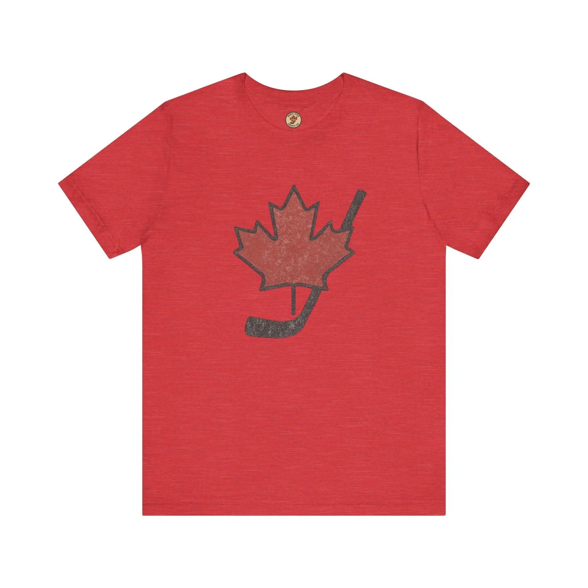 Maple Leaf Hockey Stick T-Shirt – Canadian Pride Shirt