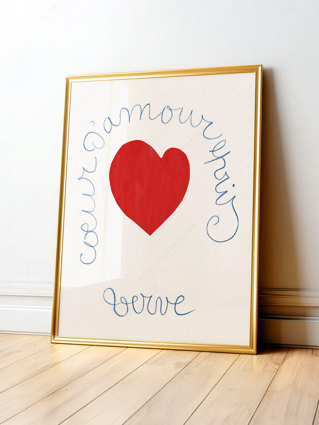 Henri Matisse Coeur d'Amour Epris Art Print – Verve Heart Poster