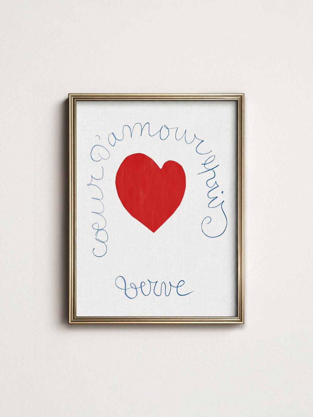 Henri Matisse Coeur d'Amour Epris Art Print – Verve Heart Poster