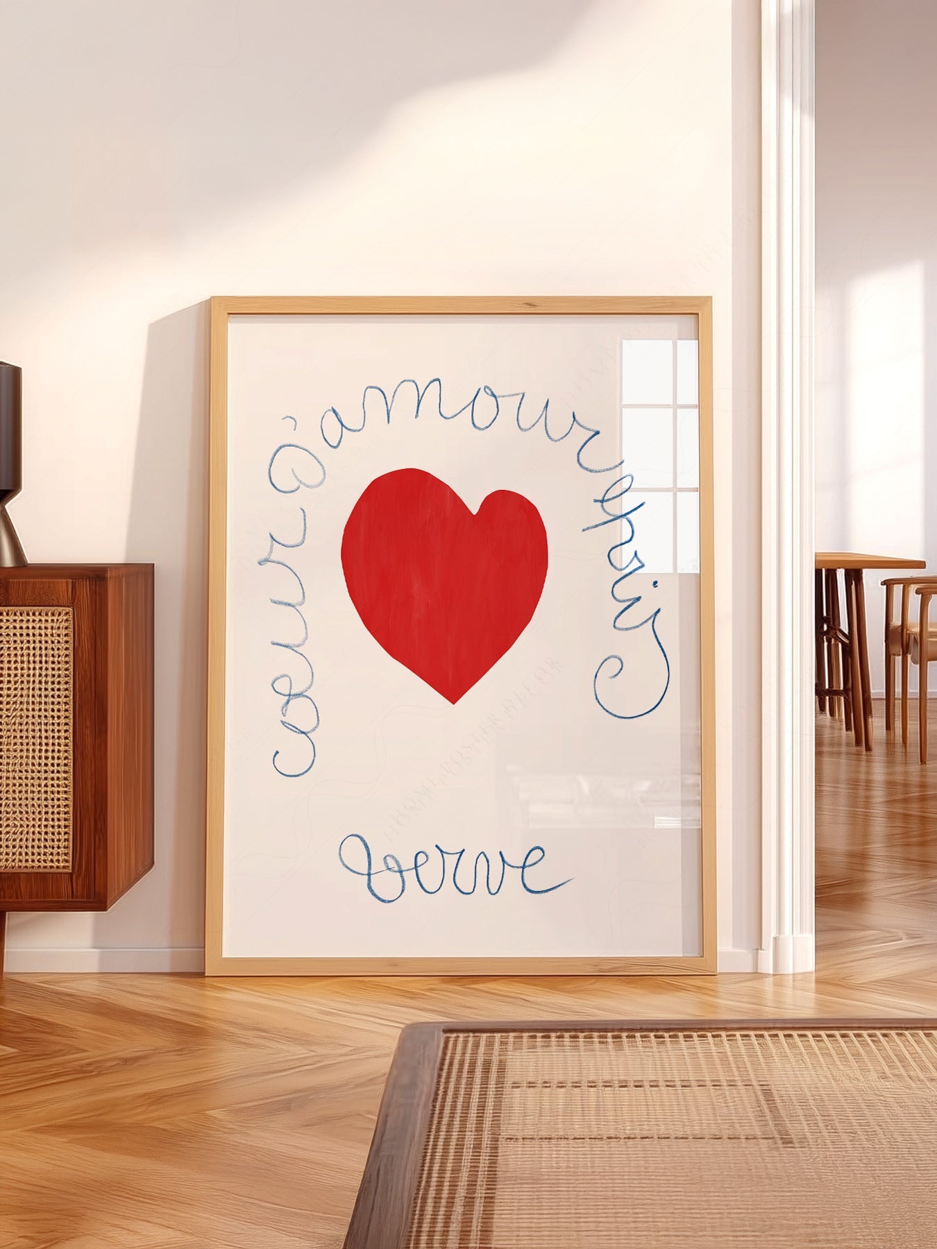 Henri Matisse Coeur d'Amour Epris Art Print – Verve Heart Poster