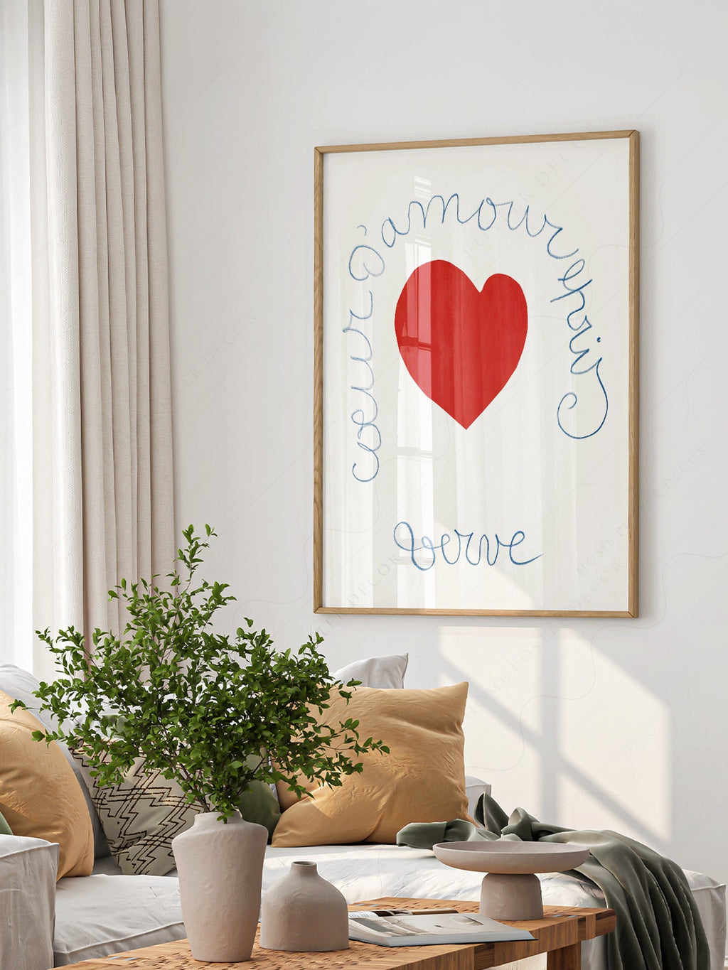 Henri Matisse Coeur d'Amour Epris Art Print – Verve Heart Poster