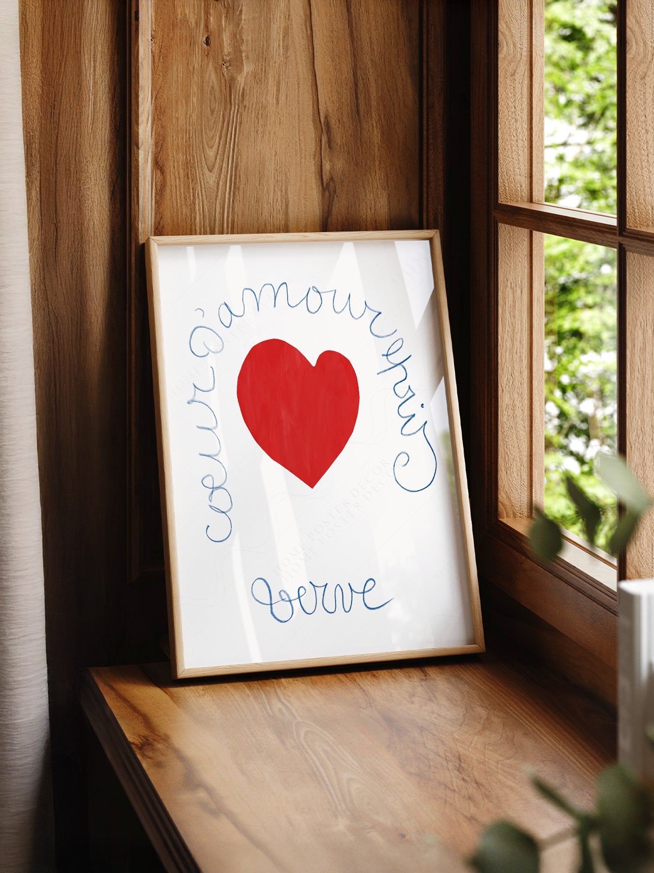 Henri Matisse Coeur d'Amour Epris Art Print – Verve Heart Poster