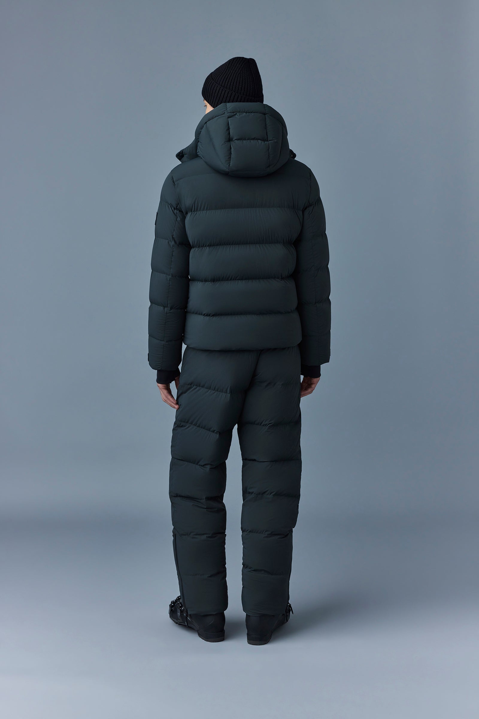 SAMUEL-SKI Medium down jacket with hood