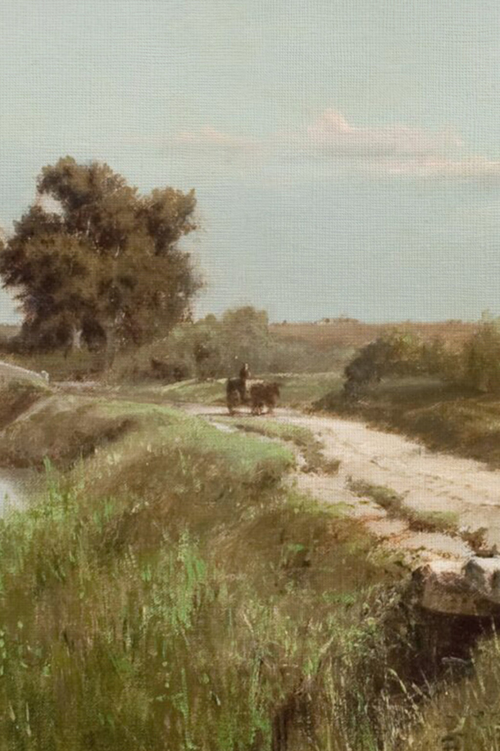 Peaceful Journey, Vintage Bronze Frame