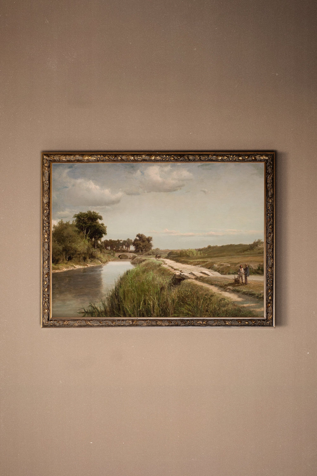 Peaceful Journey, Vintage Bronze Frame
