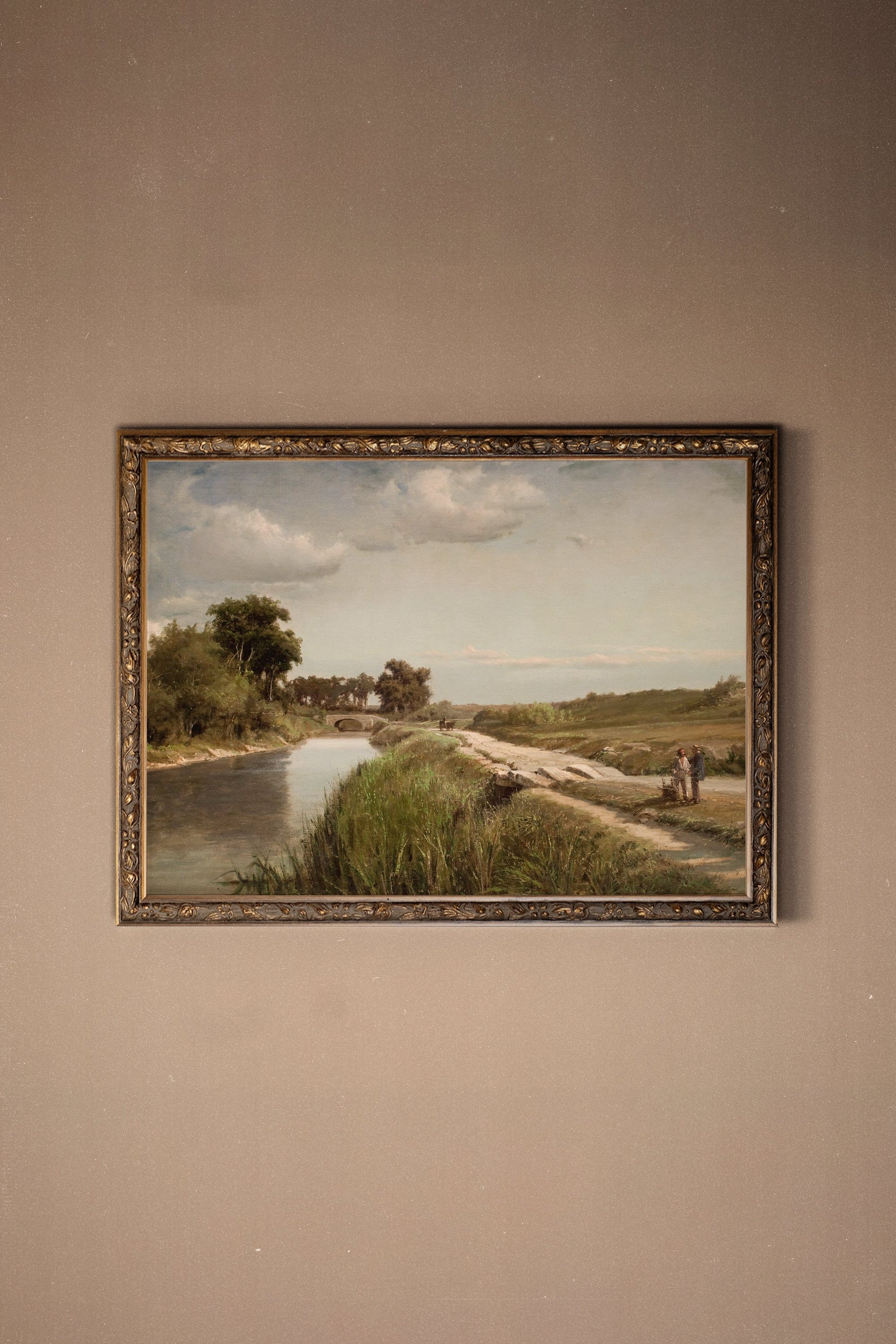 Peaceful Journey, Vintage Bronze Frame