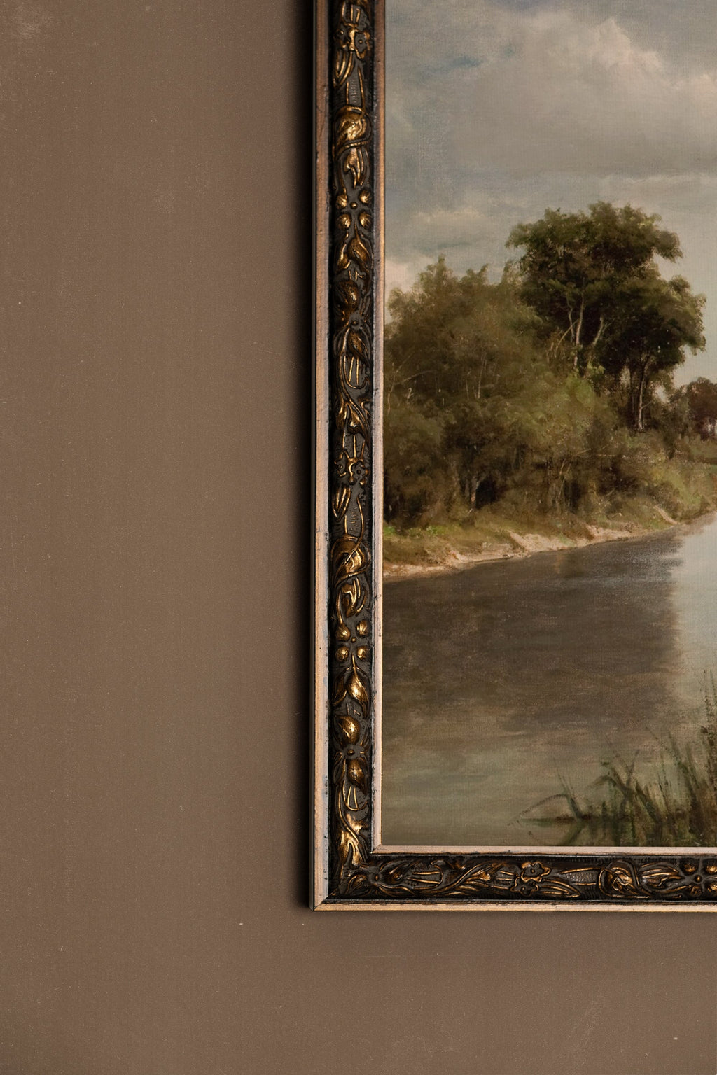 Peaceful Journey, Vintage Bronze Frame