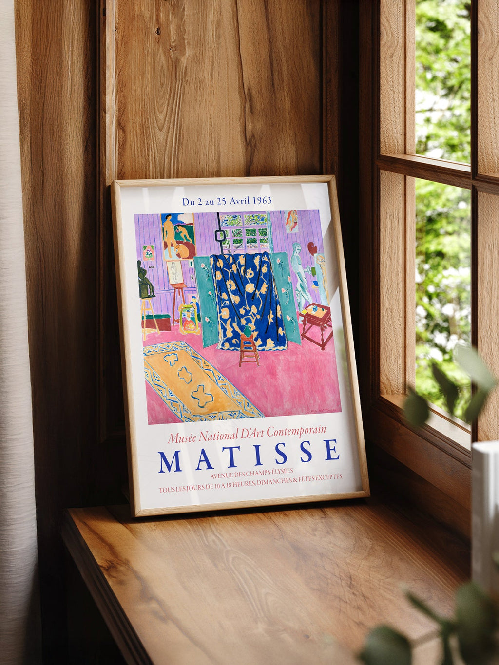 Henri Matisse The Pink Studio Exhibition Poster – Modern Wall Art Print