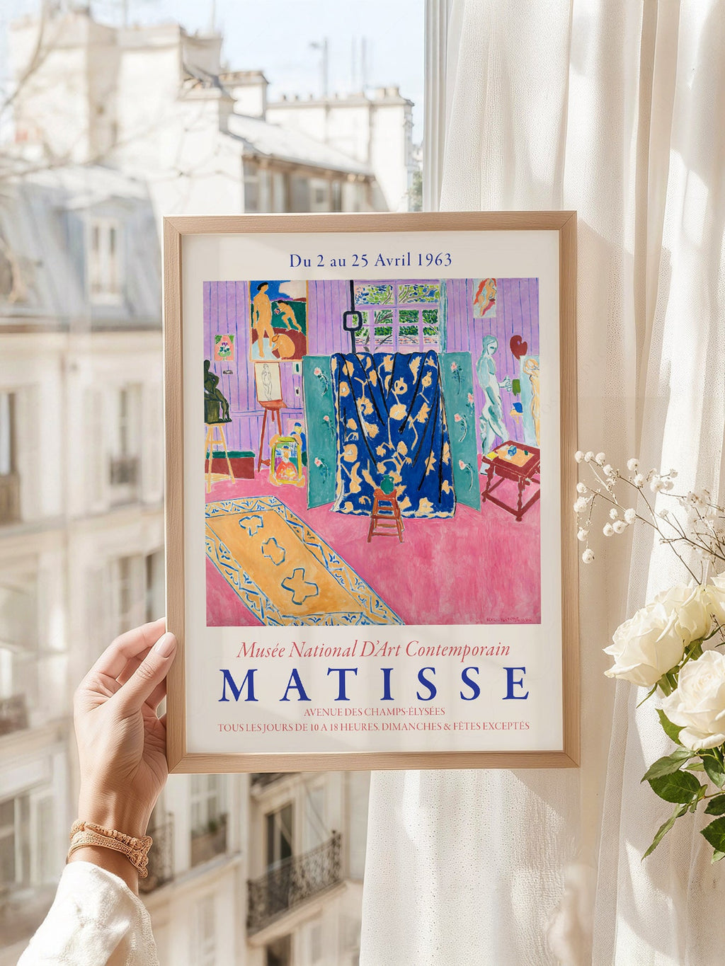 Henri Matisse The Pink Studio Exhibition Poster – Modern Wall Art Print