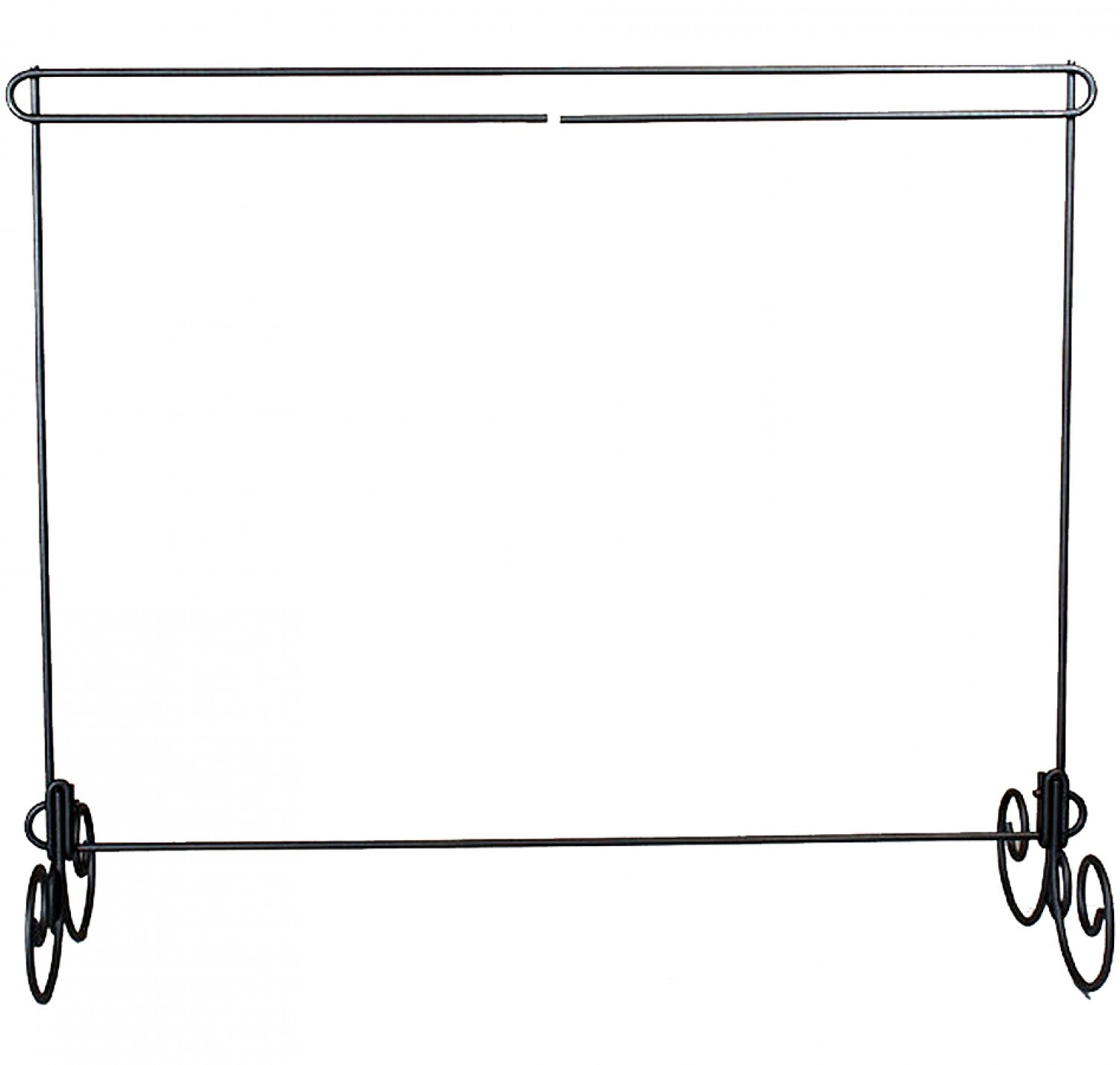 Support de table simple à suspendre 18 po x 14 po - Argent