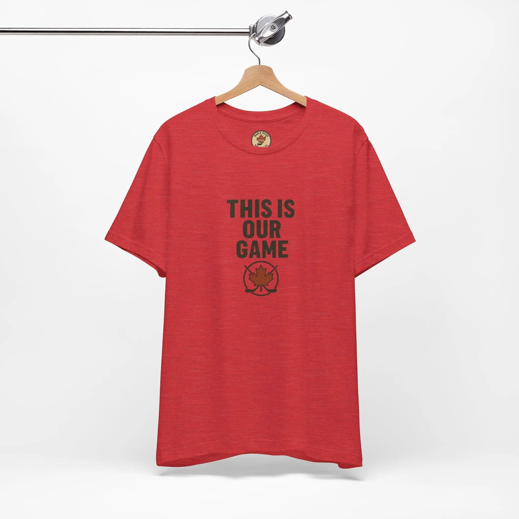 Maple Stick Hockey Fan Tee – Game Day Spirit