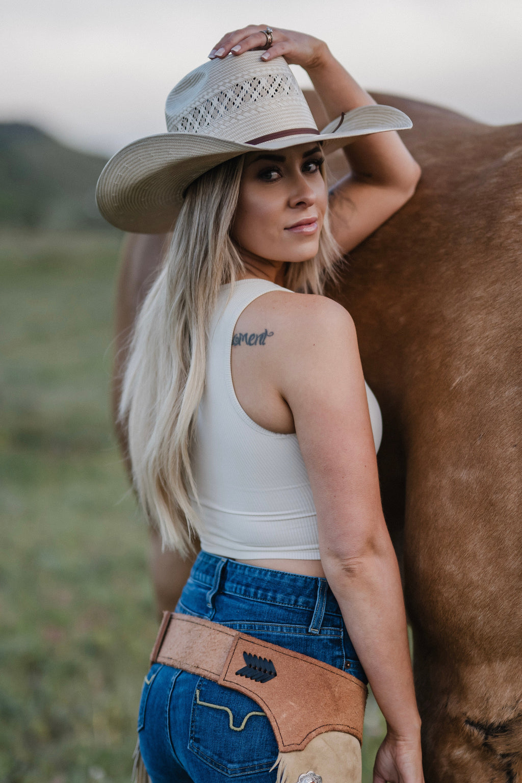 Ribbed Tank *Built in Bra