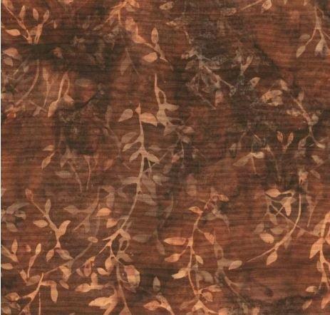 Hoffman Bali Batik- 2246-253 Feuilles de Havane