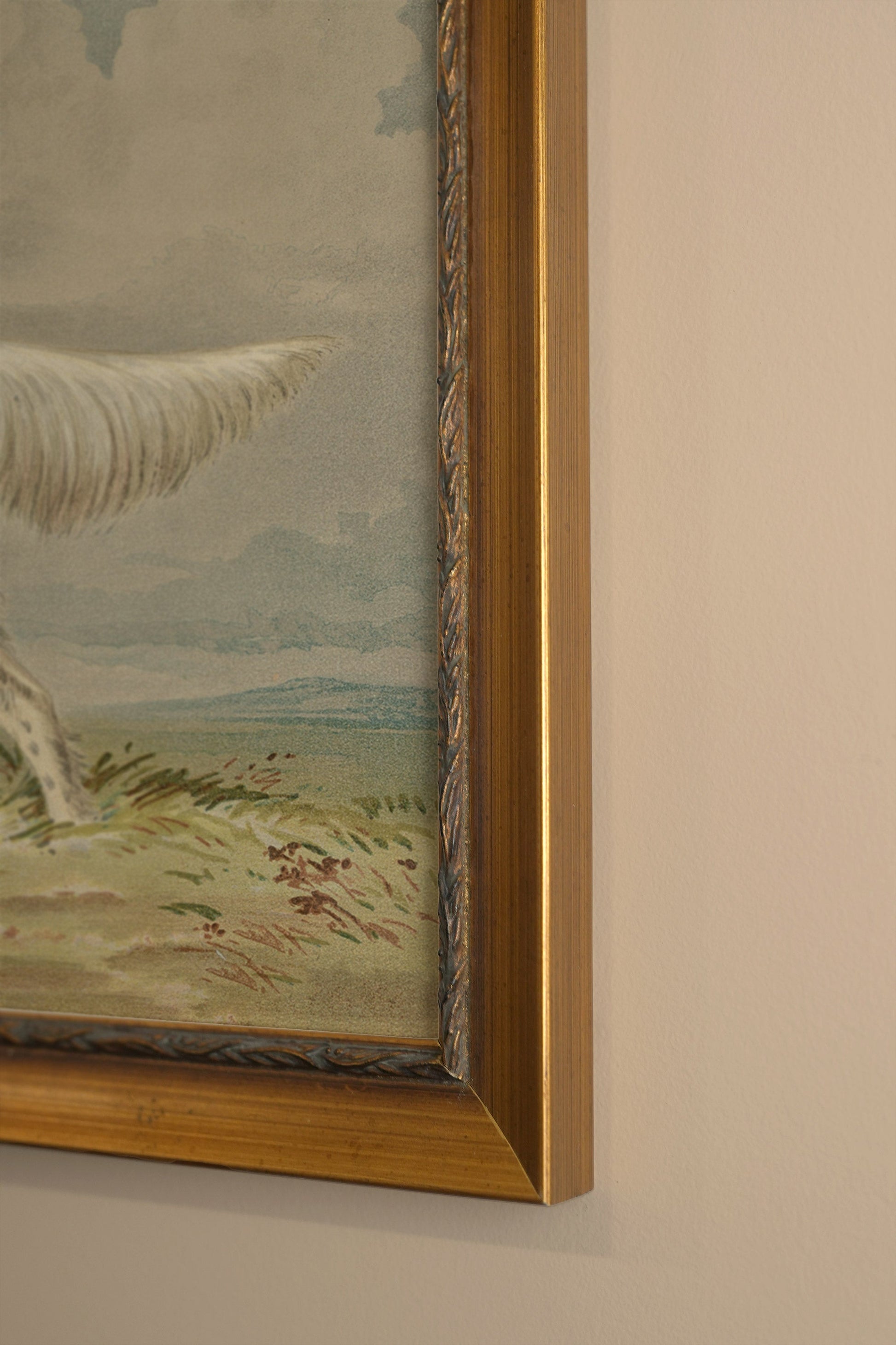 Faithful Companion, Vintage Gold Frame