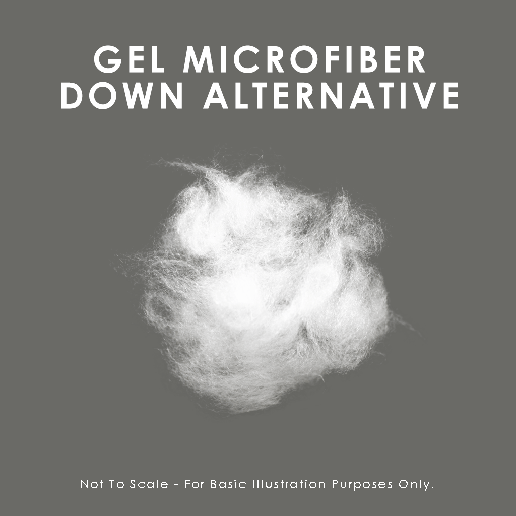 Couette en microfibre de gel, alternative au duvet