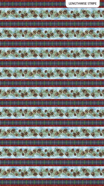 Vœu de Noël - Bleu Multi - Bordure