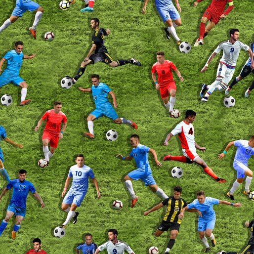 Coupe du monde par Benartex - Football homme vert