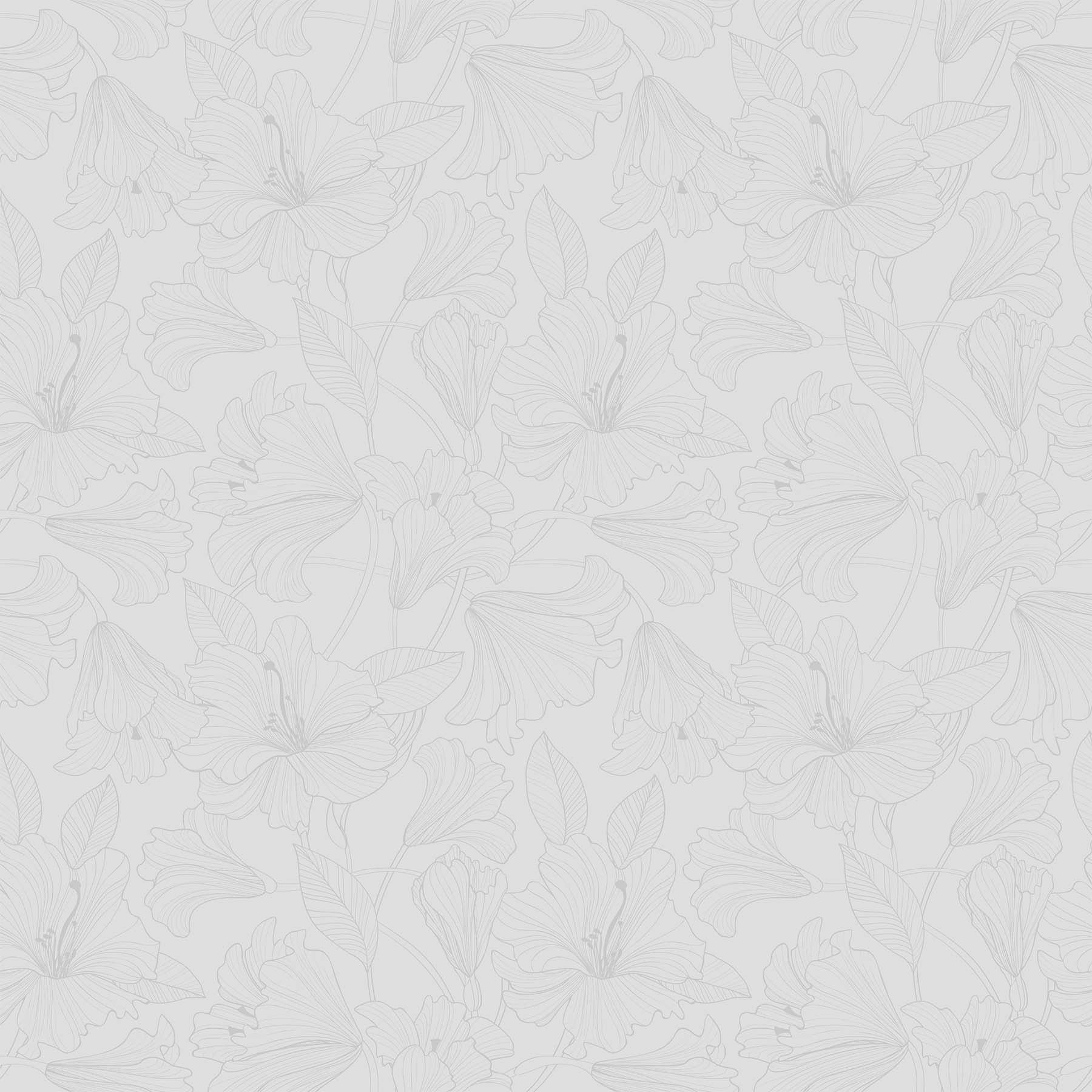 Northcott Simply Neutrals - Grey Floral -23912-92