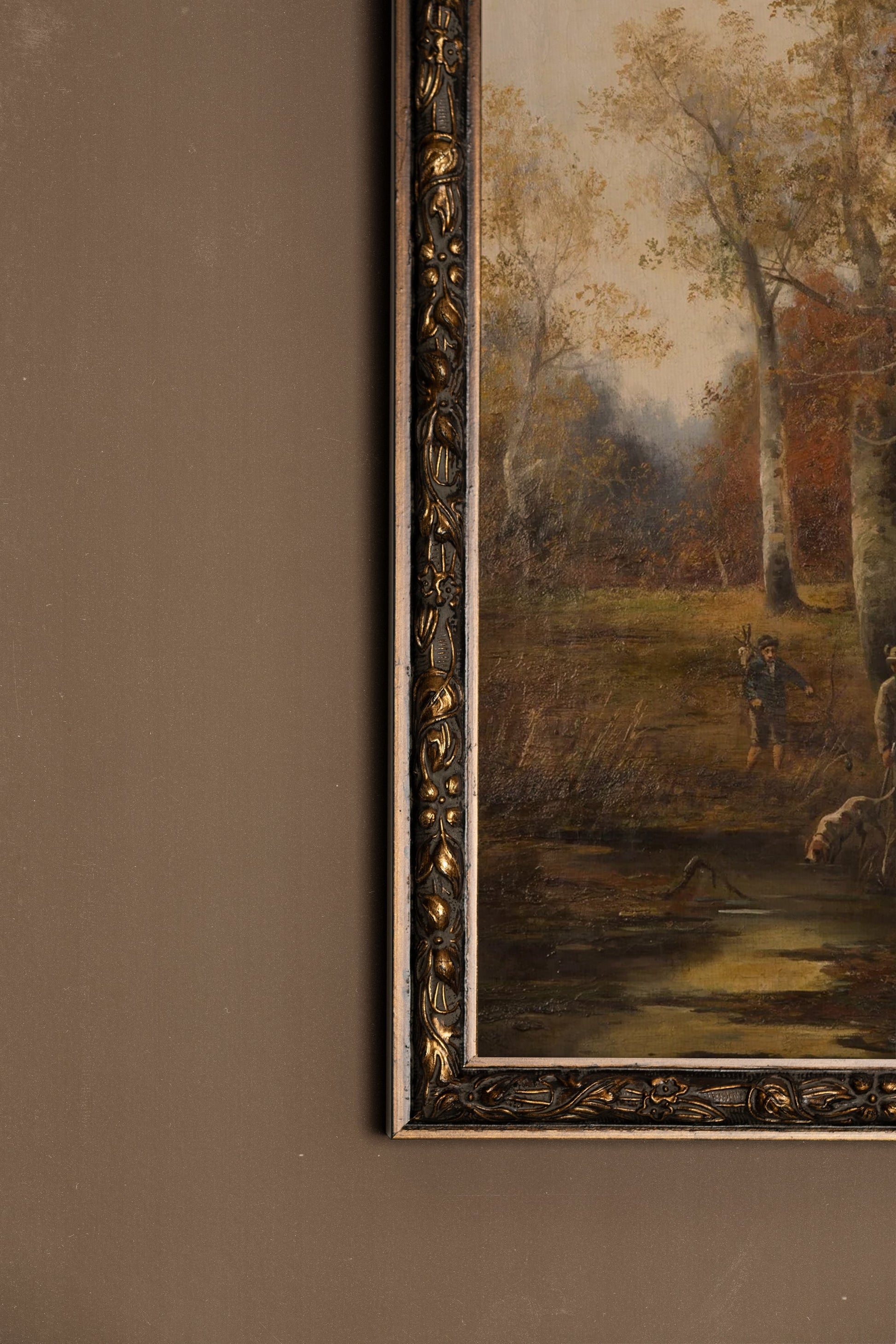 Under the Golden Trees, Vintage Bronze Frame