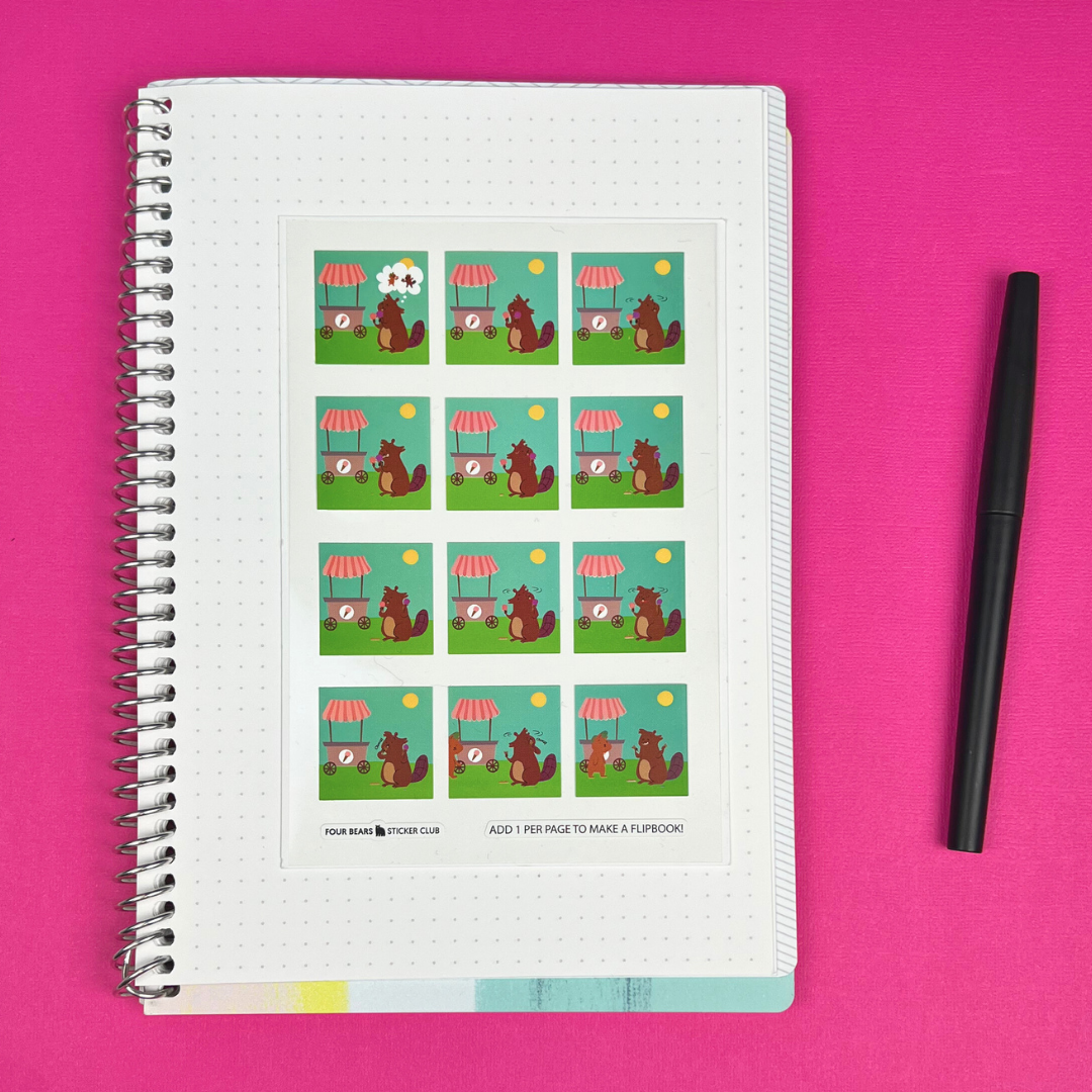 Flipbook sur la crème glacée