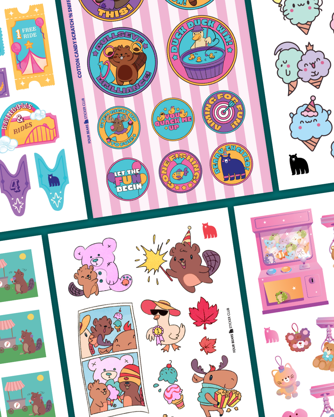 June 2025 Little Kids Sticker Club