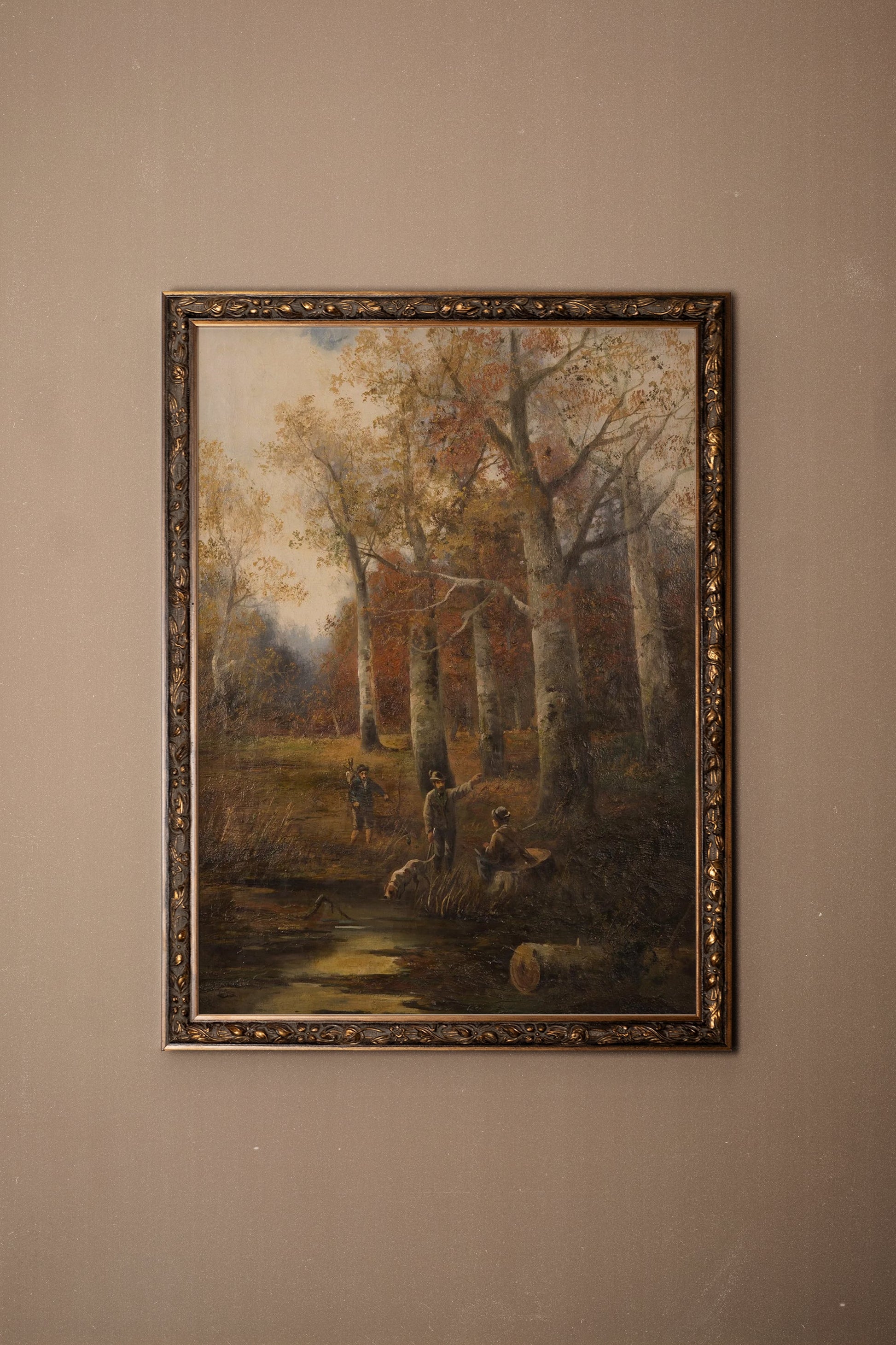 Under the Golden Trees, Vintage Bronze Frame
