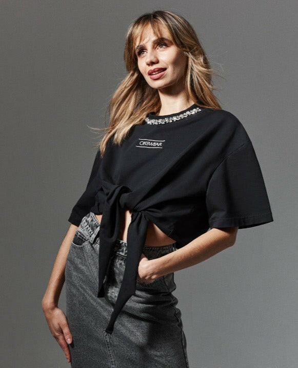 Short Sleeve Tie T-shirt