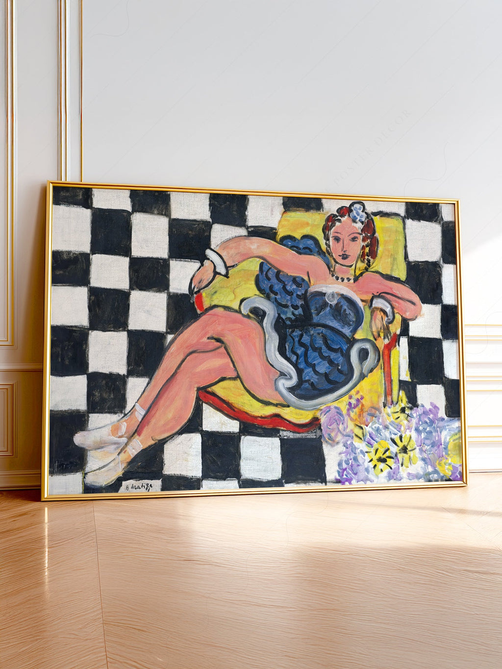 Henri Matisse Dancer in the Armchair Print – Vibrant Museum Wall Art