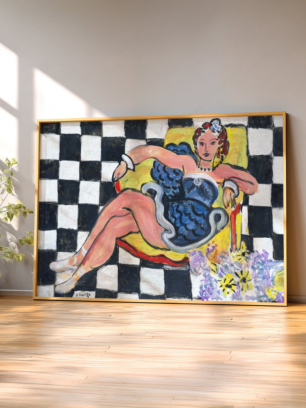 Henri Matisse Dancer in the Armchair Print – Vibrant Museum Wall Art
