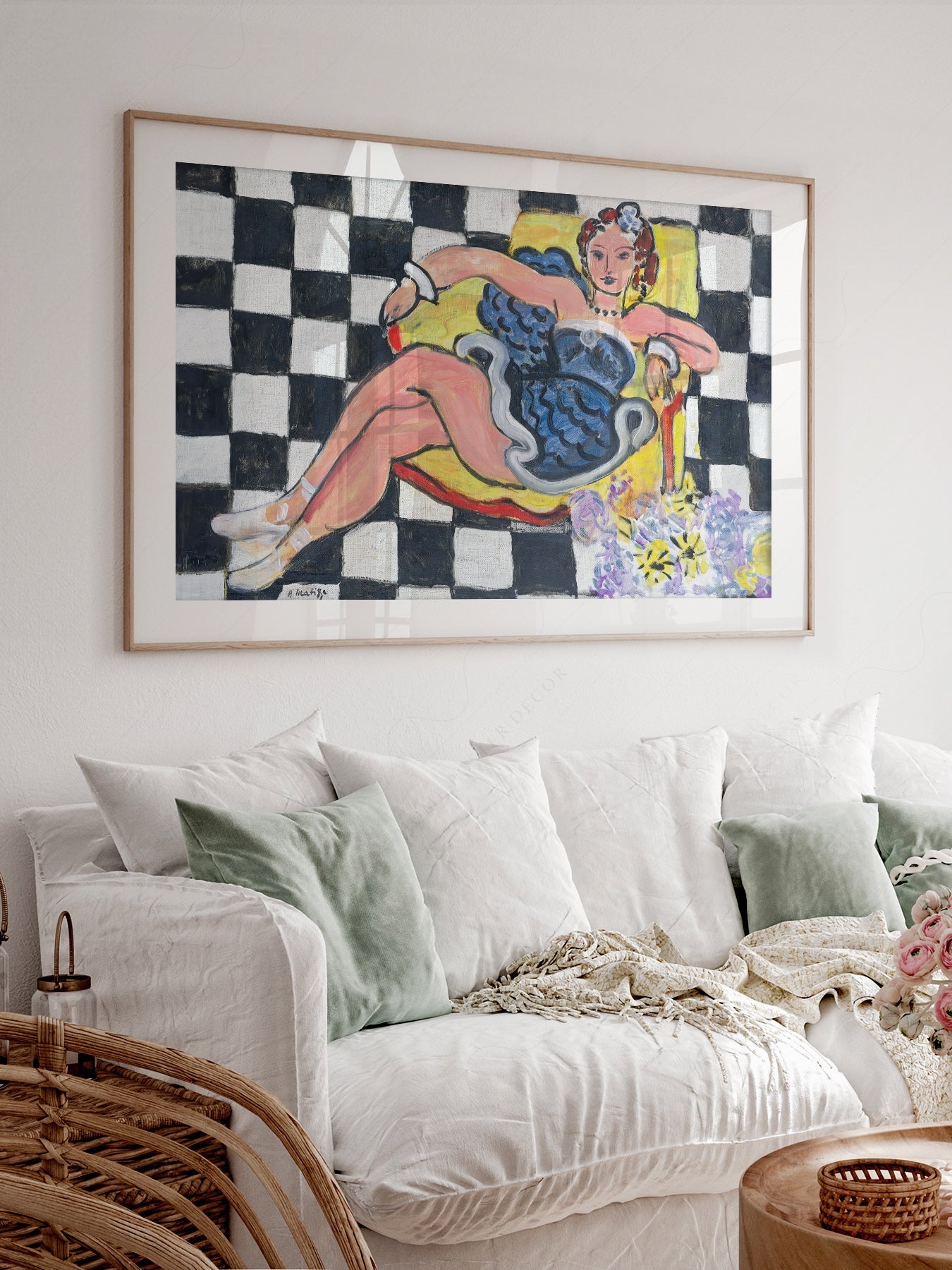 Henri Matisse Dancer in the Armchair Print – Vibrant Museum Wall Art