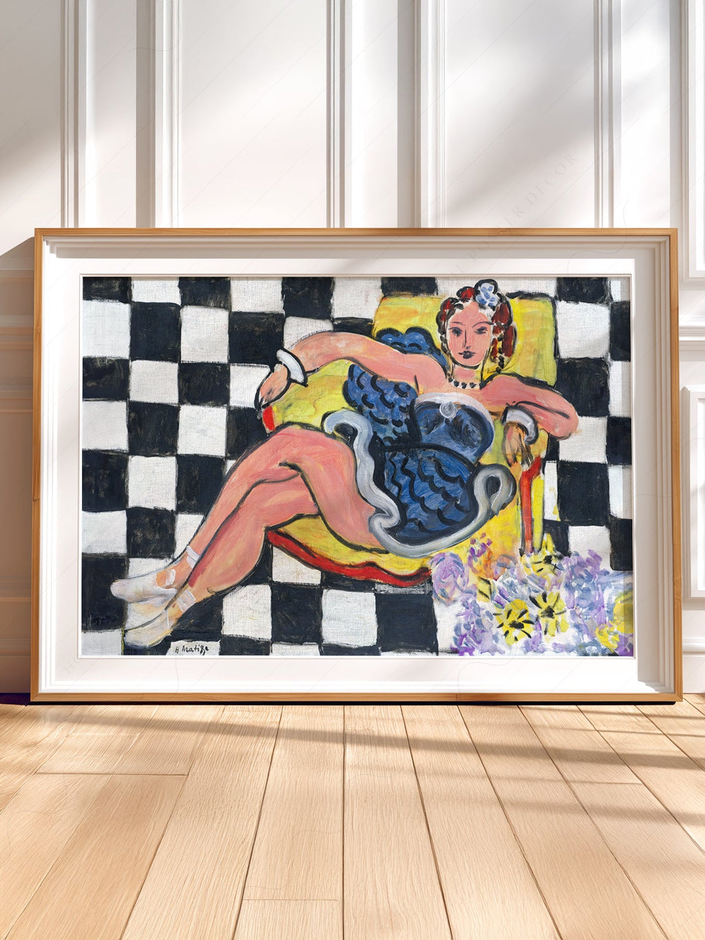 Henri Matisse Dancer in the Armchair Print – Vibrant Museum Wall Art