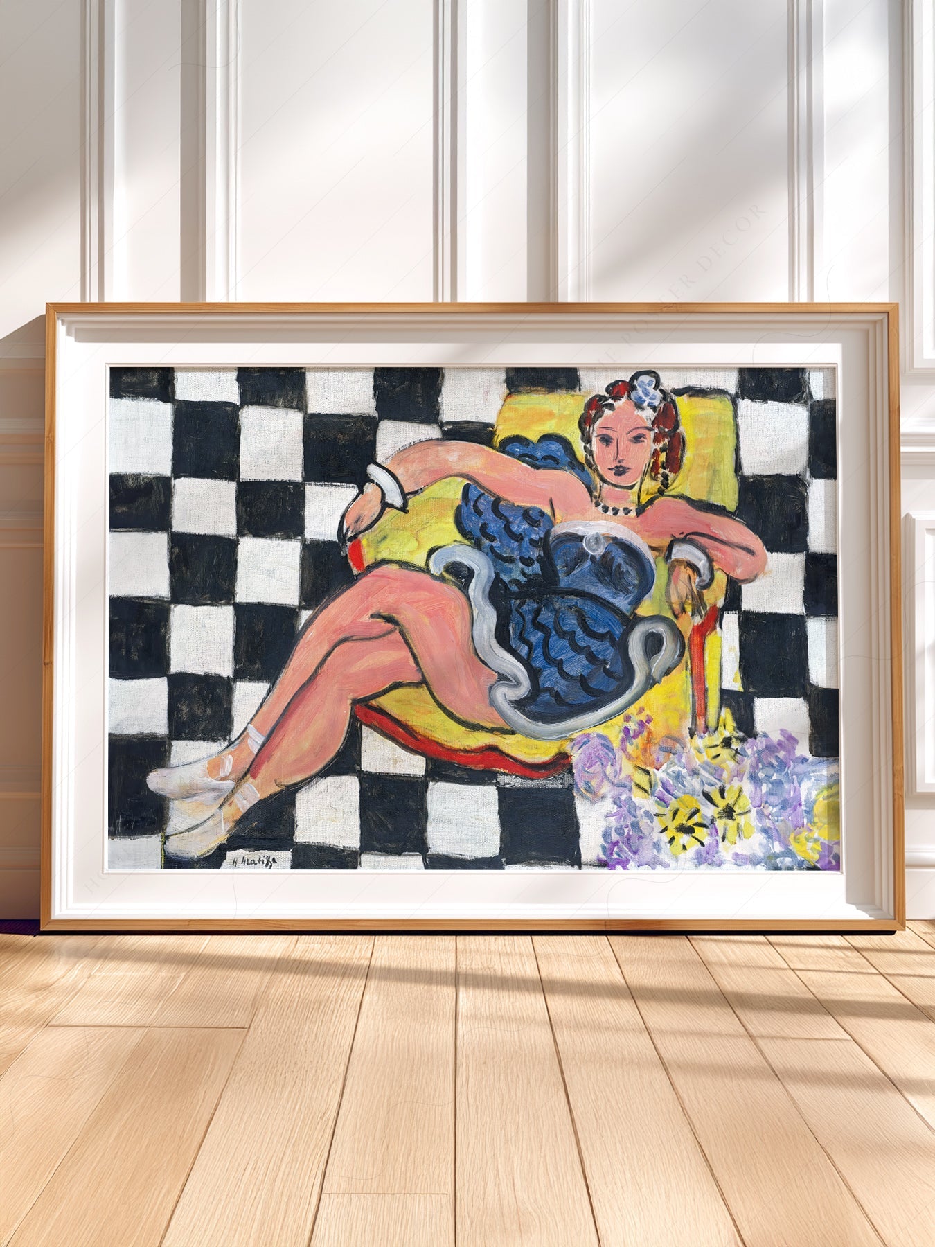 Henri Matisse Dancer in the Armchair Print – Vibrant Museum Wall Art