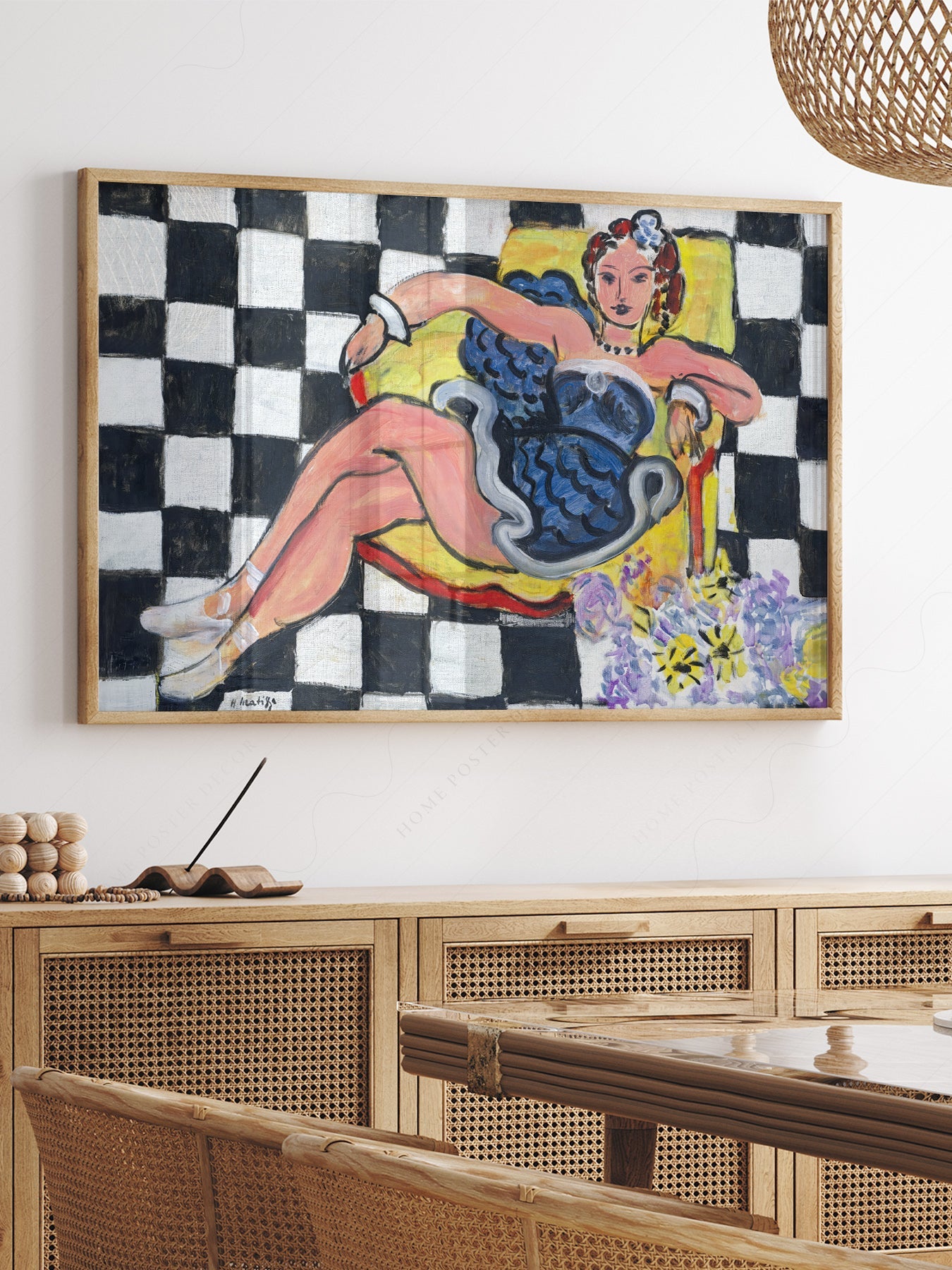 Henri Matisse Dancer in the Armchair Print – Vibrant Museum Wall Art