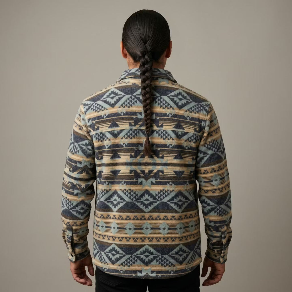 Blue and Cream  Grand Canyon Jacket (Unisex)