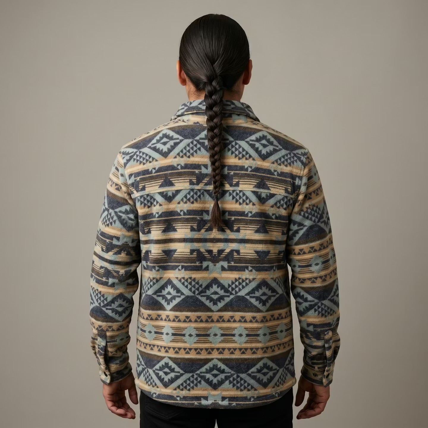 Blue and Cream  Grand Canyon Jacket (Unisex)