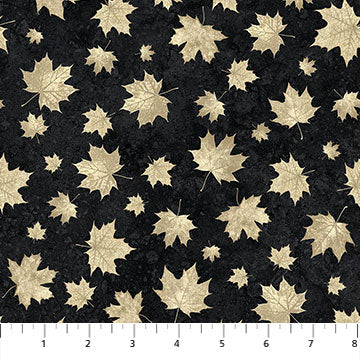 Avec des cœurs brillants - Oh Canada - Feuille d'érable noire 24269-99 