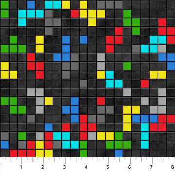 Zone de jeu - Blocs Tetris noirs - 24573-99